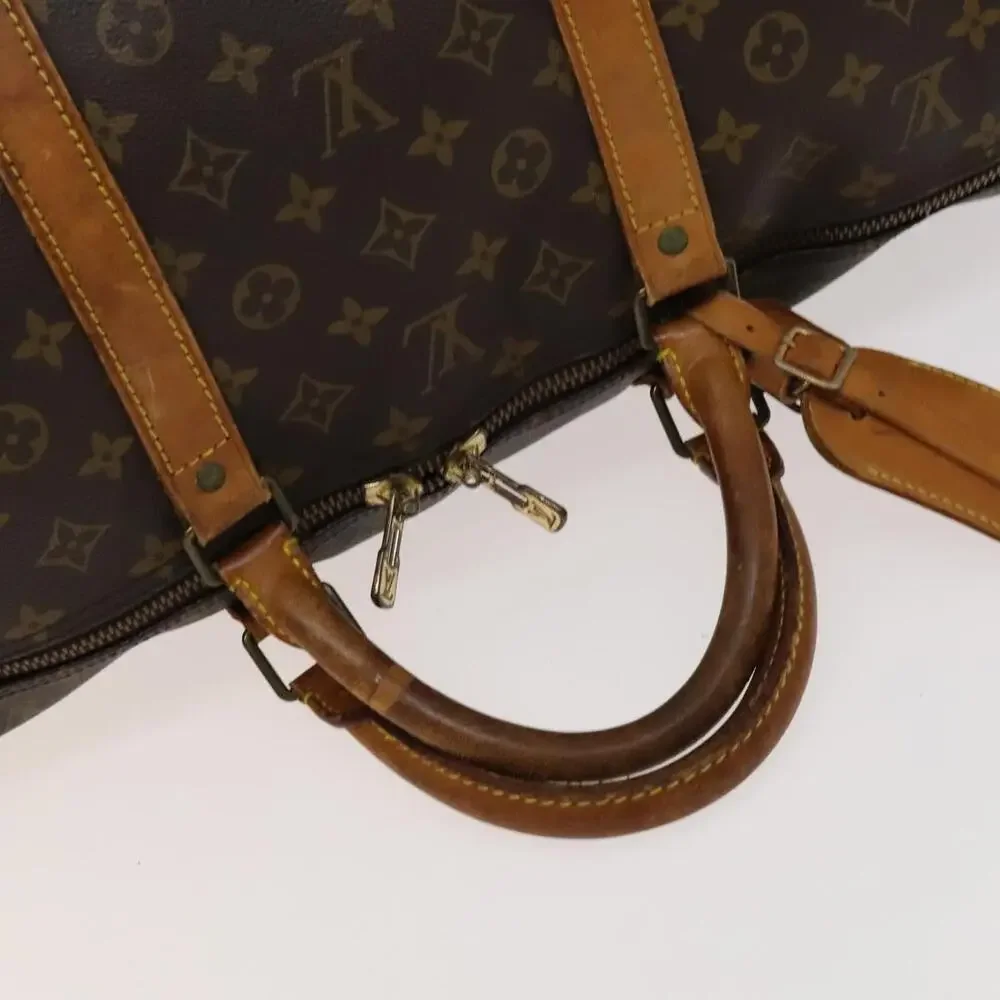 LOUIS VUITTON Monogram Keepall Bandouliere 60 Boston Bag M41412